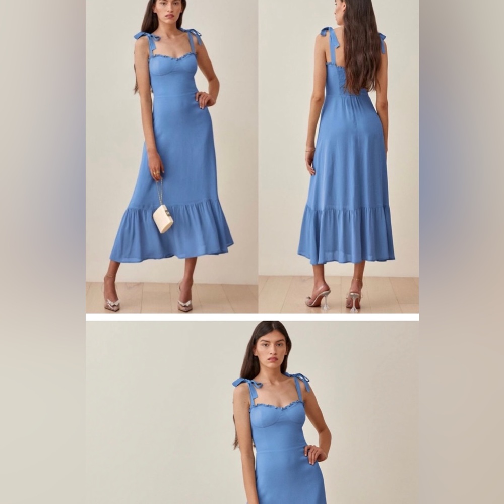 Reformation Nikita Dress in Blue